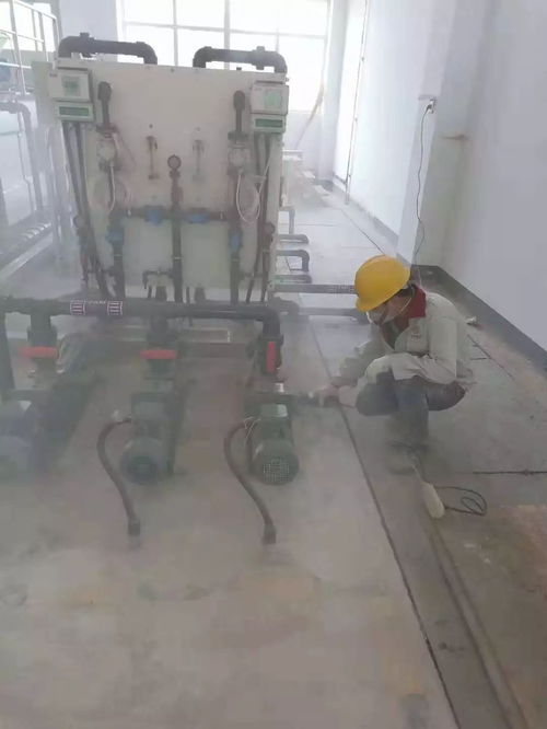 煤水路污水處理廠環氧地坪